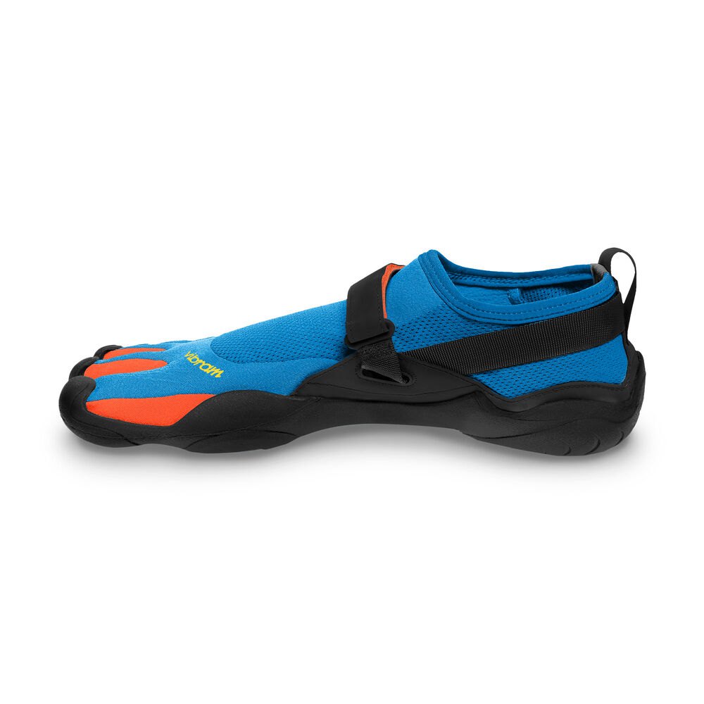 Tenis Deportivos Hombre Azules/Naranjas - FiveFingers Kso - ZRYGHI-237